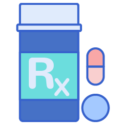 prescription drugs and heroin icon